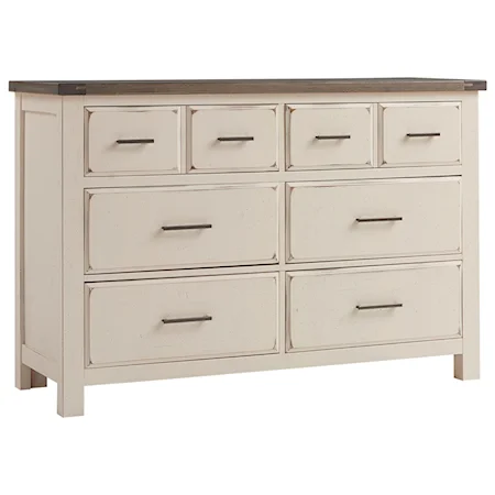 Solid Wood 6-Drawer Dresser